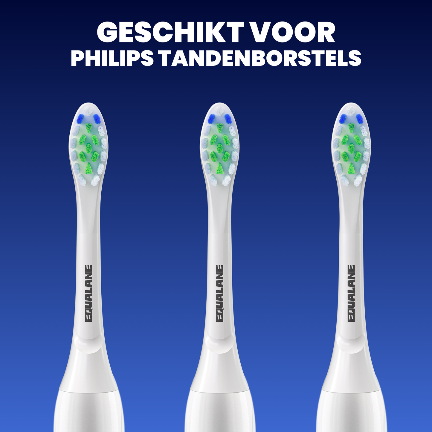 Opzetborstels geschikt voor Philips Sonicare - Normale Borstelharen - Wit - 32 Stuks