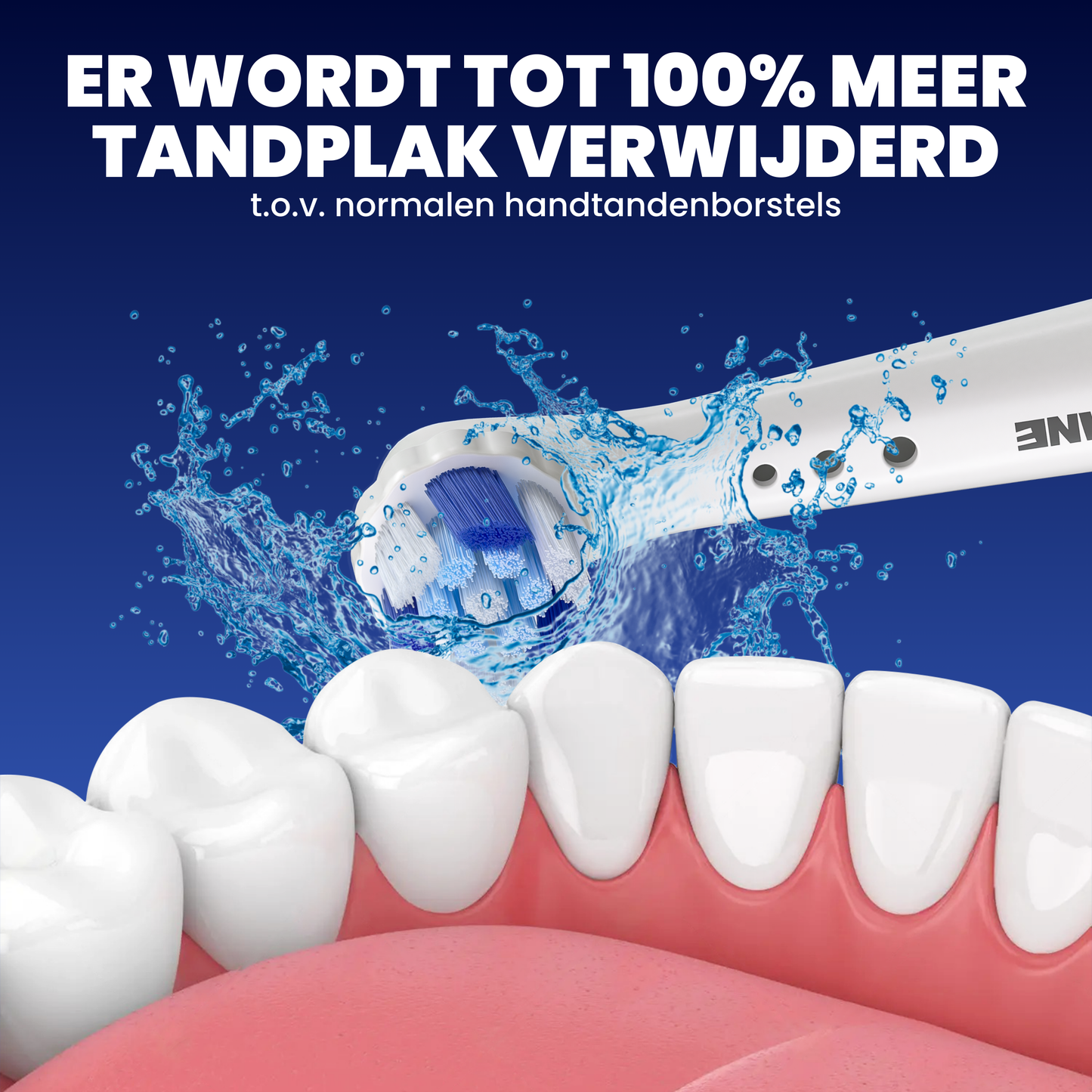 Opzetborstels geschikt voor Oral-B iO - Schuine Borstelharen - Wit - 32 Stuks