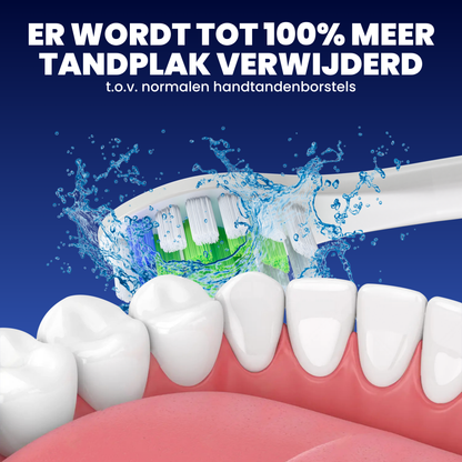 Universele opzetborstels geschikt voor Philips Sonicare tandenborstels - Normale Borstelharen - Wit - 16 Stuks