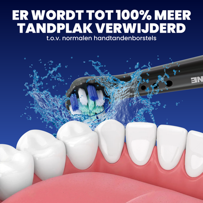 Opzetborstels geschikt voor Oral-B iO - Zachte Borstelharen - Zwart - 24 Stuks